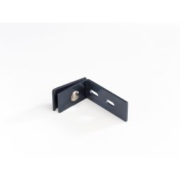 Équerre de raccordement de clôture anthracite avec éléments de fixation Kit complet (composé d’une équerre de raccordement de clôture) avec matériel de fixation