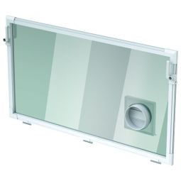 ACO Therm 3.0 Fenêtre basculante avec ESG Verre de sécurité trempé, grande surface vitrée pour une incidence maximale de la lumière, raccord d'évacuation d'air, montage sans outils