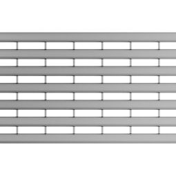 Grille caniveau ACO Profiline galvanisé pour caniveau de terrasse, fil profilés pleins galvanisé