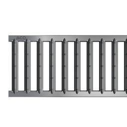 Grille acier galvanisé ACO Self  pour caniveau Euroline et Hexaline 2.0, longueur différentes