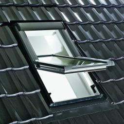 Fenêtre de toit PVC Wellker à rotation avec double vitrage standard, 15 ans de garantie
