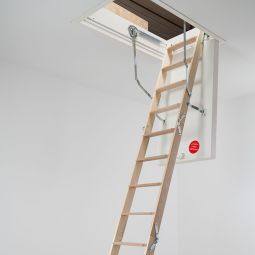 Escalier escamotable bois DOLLE clickFIX thermo, pliable en 3 parties, valeur U 0,39 Échelle de grenier disponible en plusieures dimensions