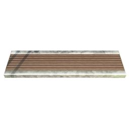 Set pour marche à insérer pour l'escalier extérieur DOLLE Gardentop permet d'adapter votre escalier extérieur à votre terrasse, disponible en différentes tailles