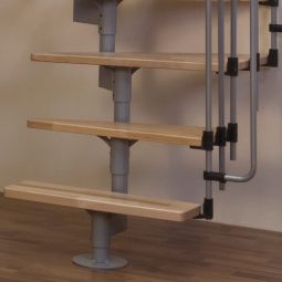 Escalier compact Minka JOKER 700 hêtre 1/2 tournant hauteur entre étages max. 304cm