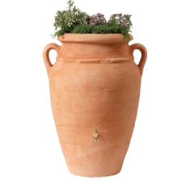 Récupérateur d'eau GRAF amphore antik avec bac à plantes intégré, terracotta diverses variations