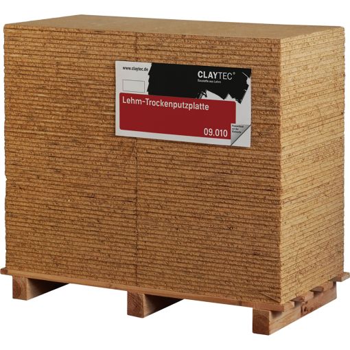 Plaque d'enduit sec en terre 2