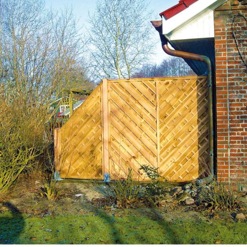 Clôture pare-vue reaccordement T&J Maxi-Diagonal 2