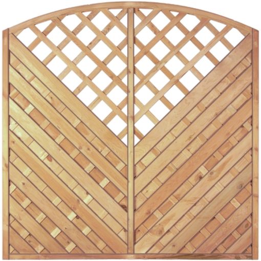 Clôture pare-vue T&J Maxi-Diagonal Arc 2