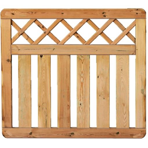 Clôture de jardin en bois 2