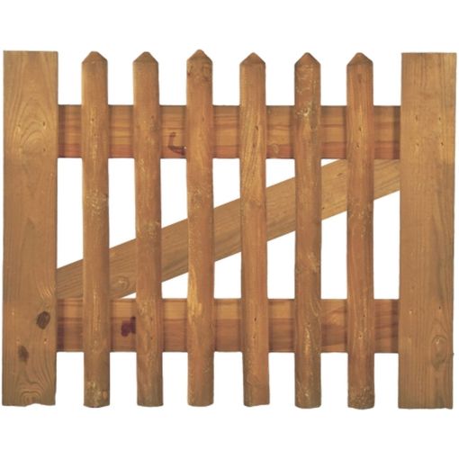 Portail clôture de jardin vertical 2