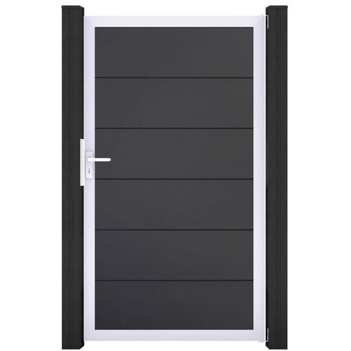 Portail simple GroJa BasicLine PVC 2