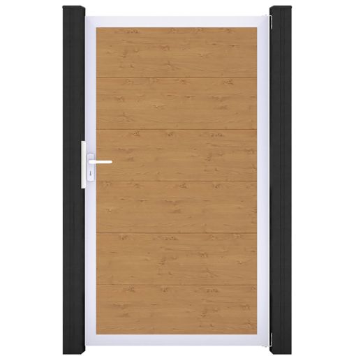 Portail simple GroJa BasicLine PVC 2