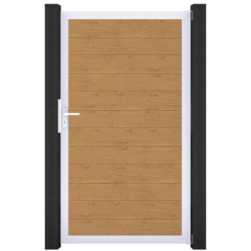 Portillon étroit GroJa BasicLine PVC 2