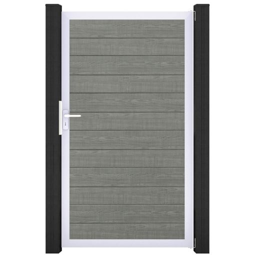 Portillon étroit GroJa BasicLine PVC 2