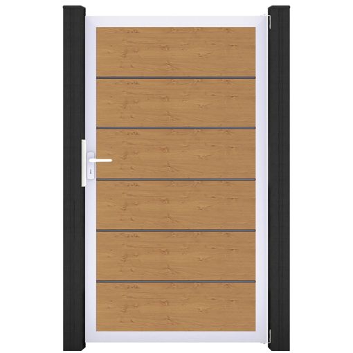 Porte clôture à lames GroJa 2