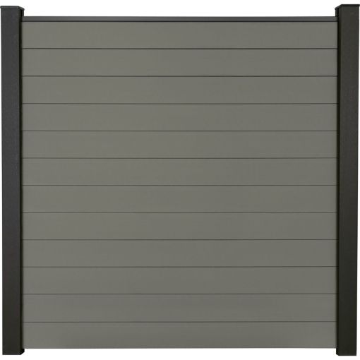 GroJa Solid Clôture Pare-vue Gris 2