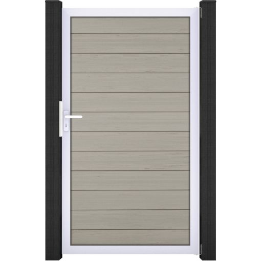 Portillon clôture emboîtable GroJa Solid 2