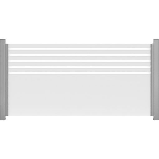 Brise-vue en verre à bandes 2