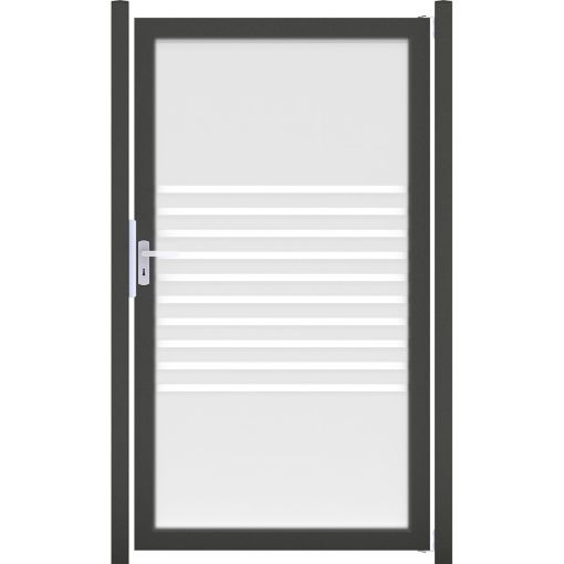 Portillon clôture occultante GroJa Ambiente 2