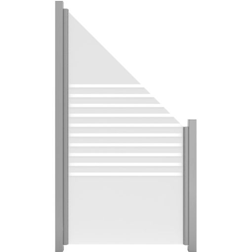 Brise-vue en verre à bandes 2