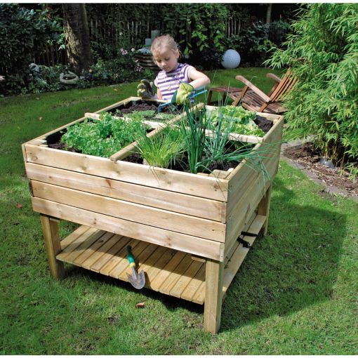 Bac à herbs en bois 2