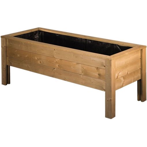 Bac à fleurs en bois 2