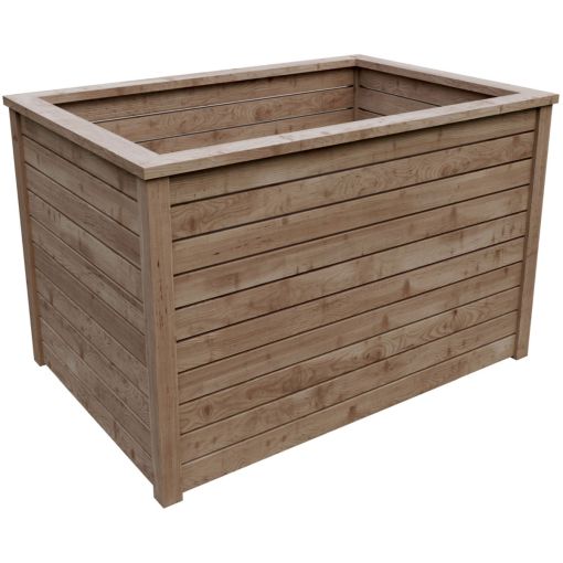 Bac à fleurs en bois 2