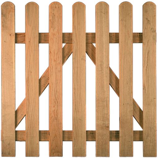 Portail clôture à lattis T&J 2