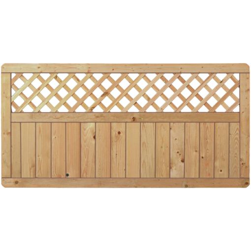 Clôture jardin CLASSIC avec treillis 2