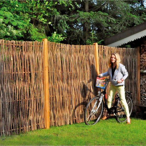 Clôture pare-vue T&J SKAGEN-Série-Ranki Mélèze 2