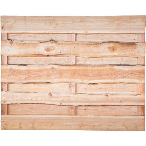 Clôture brise-vue à planches bois 2