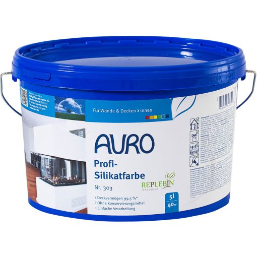 Peinture au silicate blanc AURO 2