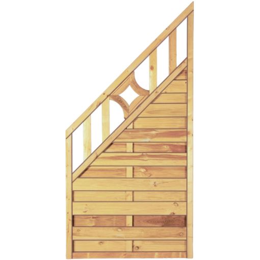 Raccord clôture brise-vue à lames 2