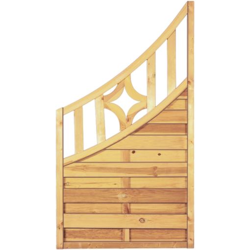 Raccord clôture brise-vue à lames 2