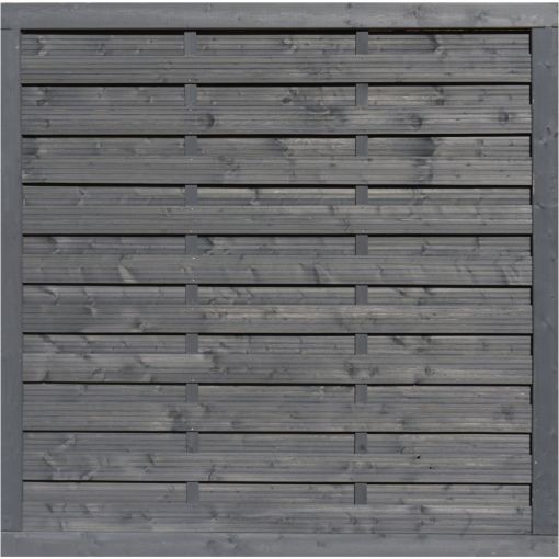 Clôture brise-vue à lames serrées 2