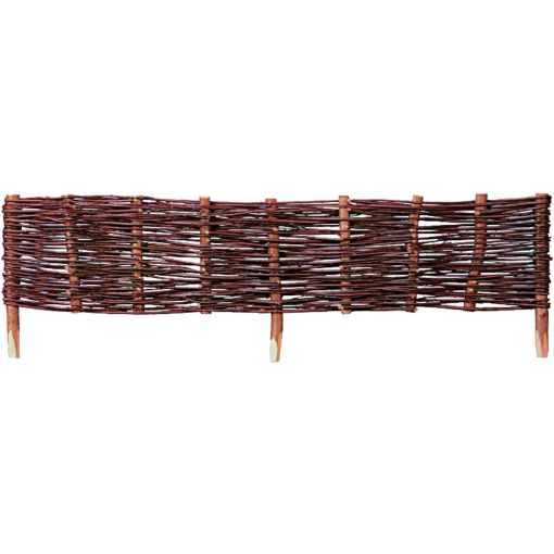 Bordure de jardin en osier 2
