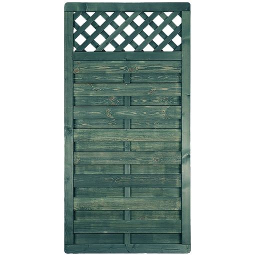 Clôture brise-vue à lames gris 2