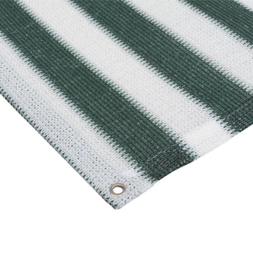 Brise-vue balcon vert-blanc 0,9x3m 2