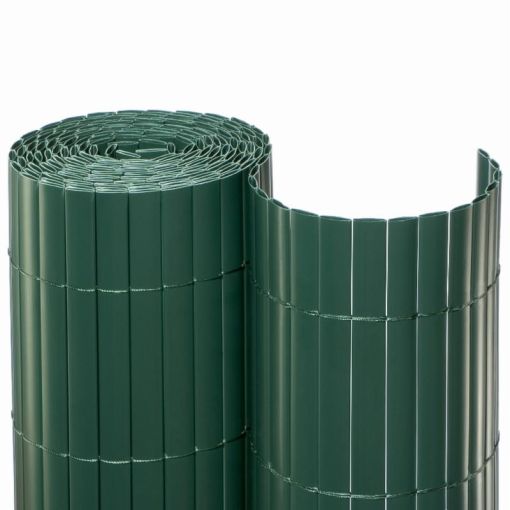 Canisse brise-vue PVC vert 2