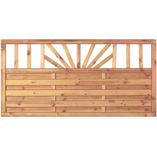 Clôture jardin FREIBURG avec treillis 2