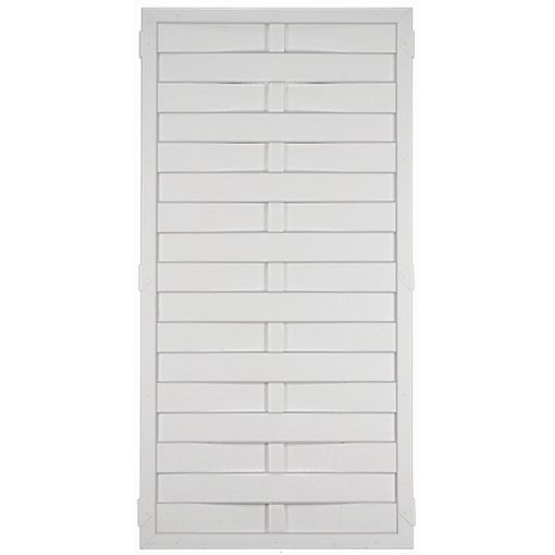 Clôture à lames blanche T&J 2