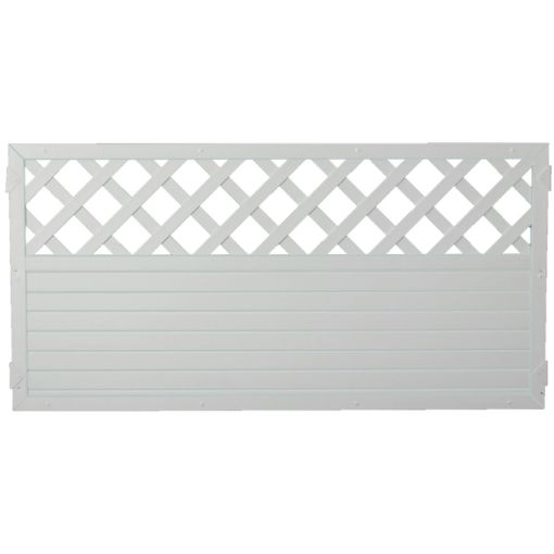 Clôture jardin LIGHTLINE avec treillis 2