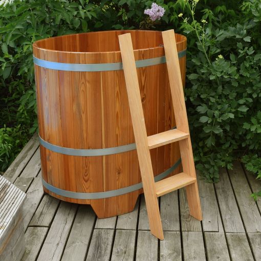 Tonneau d'immersion weka en mélèze 2