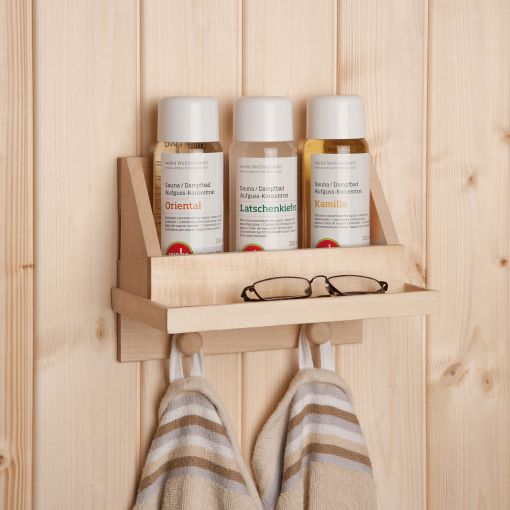 Étagère avec parfums pour sauna/hammam 2
