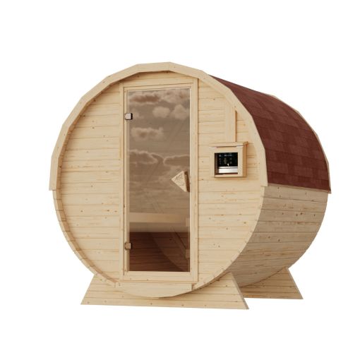 Karibu Woodfeeling Sauna tonneau 1,5 2