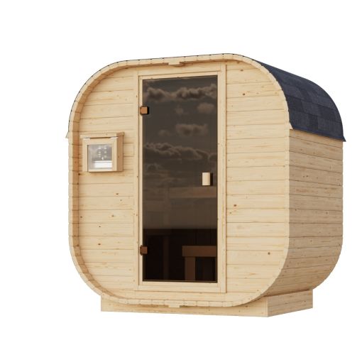 Karibu Woodfeeling Sauna tonneau Quadro 2