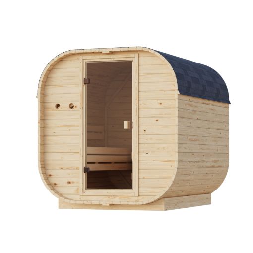 Karibu Woodfeeling Sauna tonneau Quadro 2