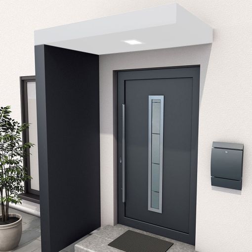 Parois latérales pour auvent porte 2