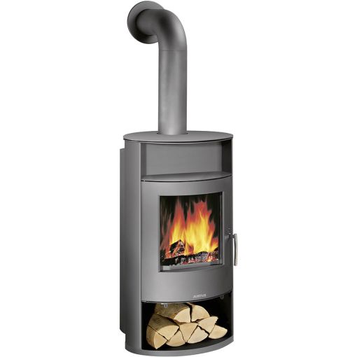 Justus cheminée Island Aqua avec 2