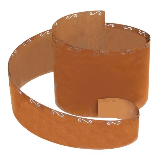Spirale d'herbes corten bellissa 2